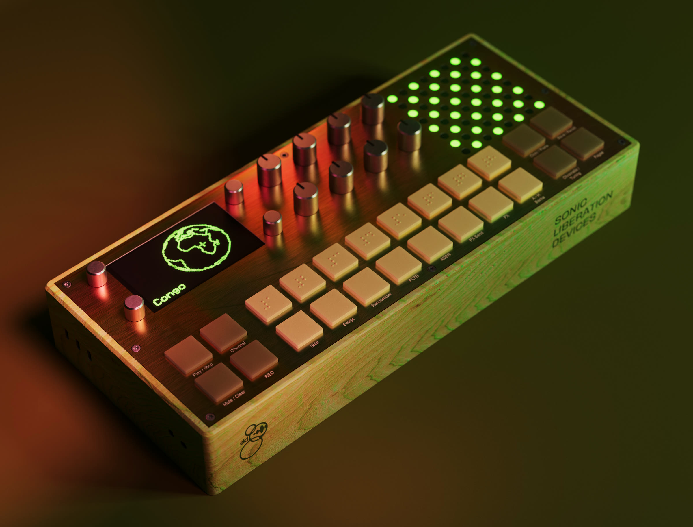 The instrument in low light